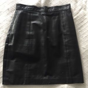 Wilson’s Leather — Vintage 80s Leather Skirt